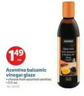 Lidl Acentino balsamic vinegar glaze offer