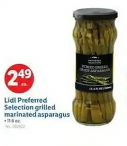 Lidl Lidl Preferred Selection grilled marinated asparagus offer