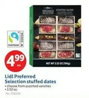 Lidl Lidl Preferred Selection stuffed dates offer