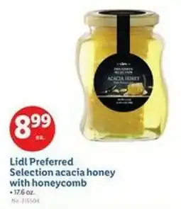 Lidl Lidl Preferred Selection acacia honey with honeycomb offer