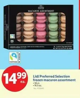 Lidl Lidl Preferred Selection frozen macaron assortment offer