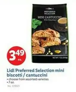 Lidl Lidl Preferred Selection mini biscotti/cantuccini offer