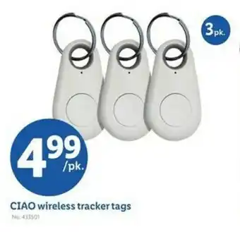 Lidl CIAO wireless tracker tags offer