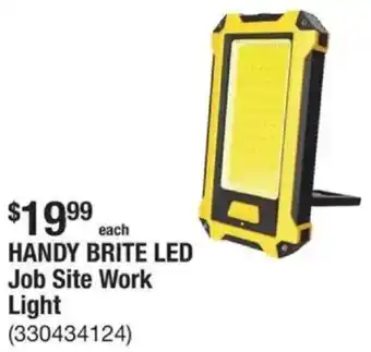 The Home Depot Handy brite led job site work offer