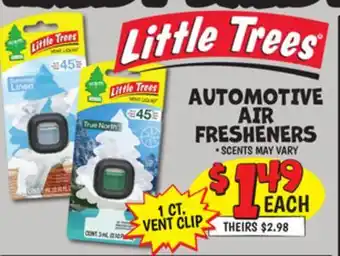 Ollie's Little Trees AUTOMOTIVE AIR FRESHENERS offer