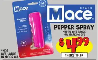 Ollie's Mace PEPPER SPRAY offer