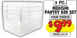 Ollie's MEDIUM PANTRY BIN SET offer