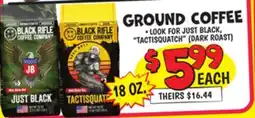 Ollie's BLACK RIFLE COFFEE GROUND COFFEE offer