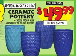 Ollie's CERAMIC POTTERY offer