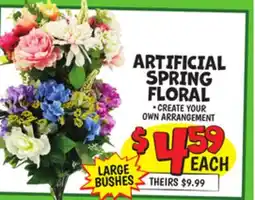 Ollie's ARTIFICIAL SPRING FLORAL offer