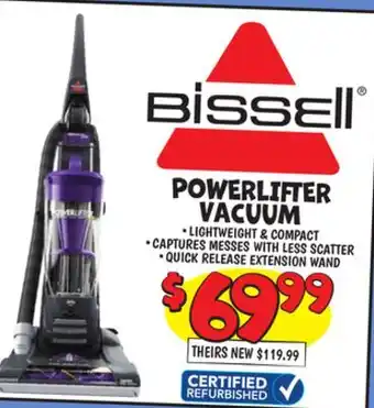 Ollie's BISSELL POWERLIFTER VACUUM offer