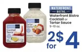 Albertsons Waterfront Bistro Cocktail or Tartar Sauce offer