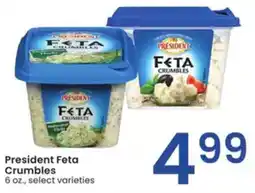 Albertsons President Feta Crumbles offer