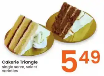 Albertsons Cakerie Triangle offer