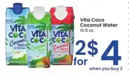 Albertsons Vita Coco Coconut Water offer