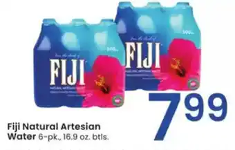 Albertsons Fiji Natural Artesian Water offer