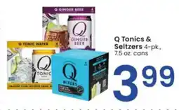 Albertsons Q Tonics & Seltzers offer