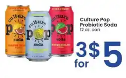 Albertsons Culture Pop Probiotic Soda offer