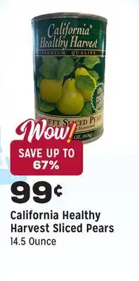 Grocery Outlet Sliced Pears offer