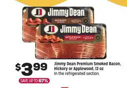 Grocery Outlet Jimmy Dean Premium Smoked Bacon, Hickory or Applewood offer