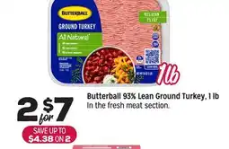 Grocery Outlet Butterball 93% Lean Ground Turkey offer