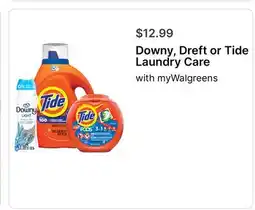 Walgreens Downy, Dreft or Tide Laundry Care offer