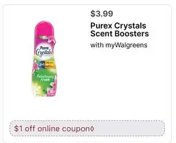 Walgreens Purex Crystals Scent Boosters offer