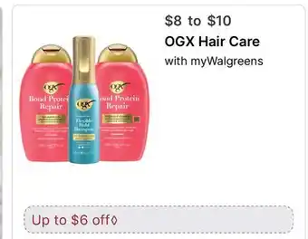 Walgreens OGX Hair Care offer