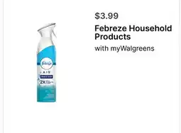 Walgreens Febreze Household Products offer