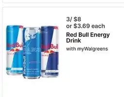 Walgreens Red Bull Energy Drink offer