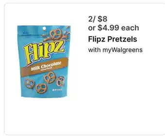 Walgreens Flipz Pretzels offer