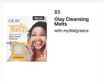 Walgreens Olay Cleansing Melts offer