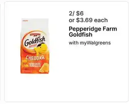 Walgreens Pepperidge Farm Goldfish offer