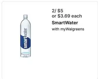 Walgreens SmartWater offer