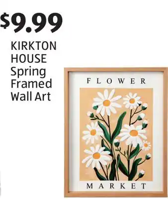 Aldi KIRKTON HOUSE Spring Framed Wall Art offer