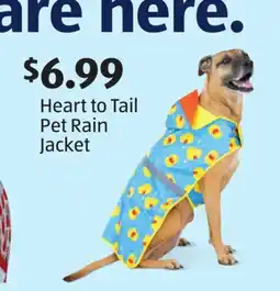 Aldi Heart to Tail Pet Rain Jacket offer