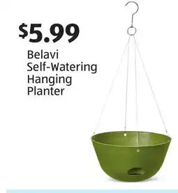 Aldi Belavi Self-Watering Hanging Planter offer