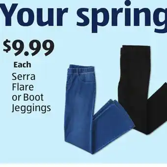 Aldi Serra Flare or Boot Jeggings offer