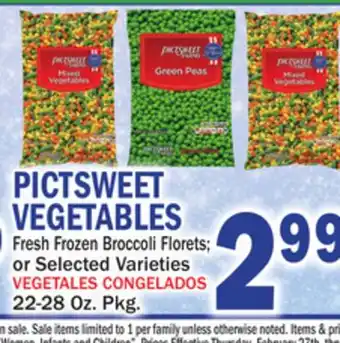 Bravo Supermarkets PICTSWEET VEGETABLES offer