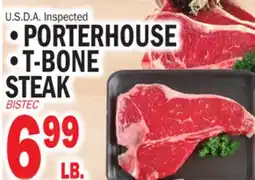 Bravo Supermarkets PORTERHOUSE, T-BONE STEAK offer