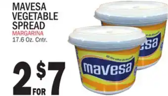 Bravo Supermarkets MAVESA VEGETABLE SPREAD offer