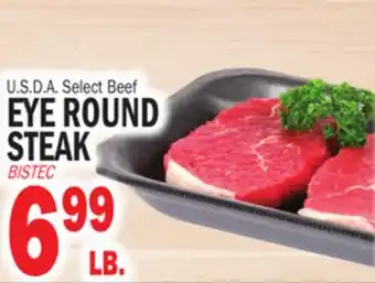 Bravo Supermarkets EYE ROUND STEAK offer