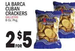 Bravo Supermarkets LA BARCA CUBAN CRACKERS offer