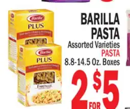 Bravo Supermarkets BARILLA PASTA offer