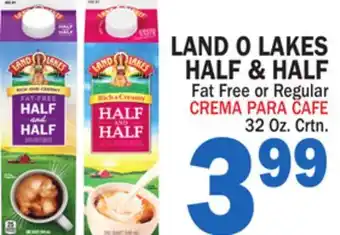 Bravo Supermarkets LAND O LAKES HALF & HALF offer