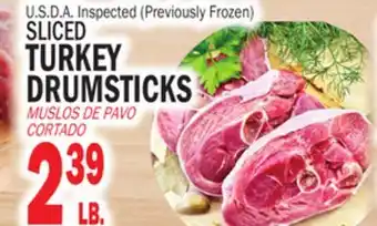 Bravo Supermarkets SLICED TURKEY DRUMSTICKS offer