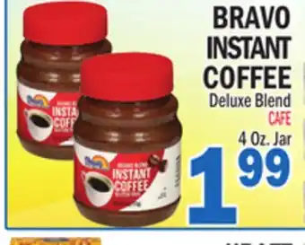 Bravo Supermarkets BRAVO INSTANT COFFEE offer