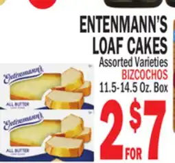 Bravo Supermarkets ENTENMANN'S LOAF CAKES offer