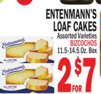 Bravo Supermarkets ENTENMANN'S LOAF CAKES offer