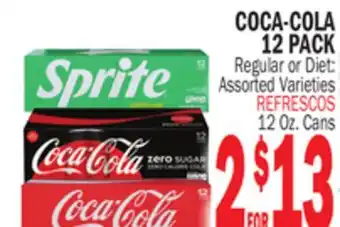 Bravo Supermarkets COCA-COLA 12 PACK offer